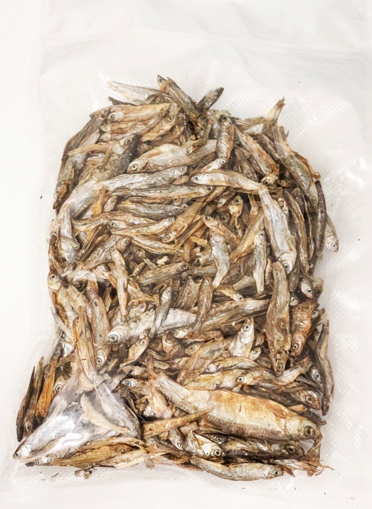 Natural dried fish 3-5 cm., fish food 200g. | Warszawa | Kup teraz na