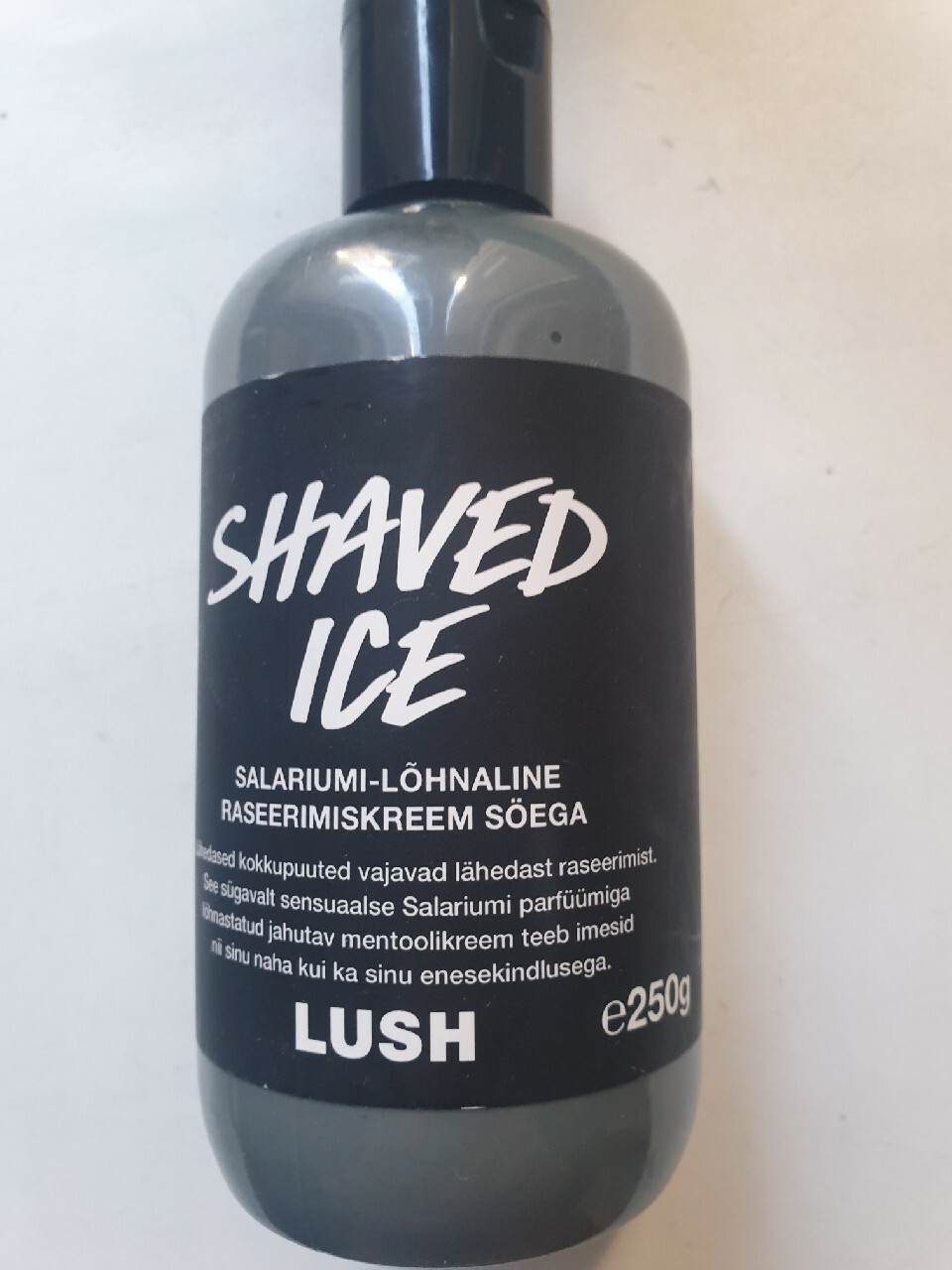 LUSH Shaved Ice 250 g krem do golenia Łódź Kup teraz na Allegro