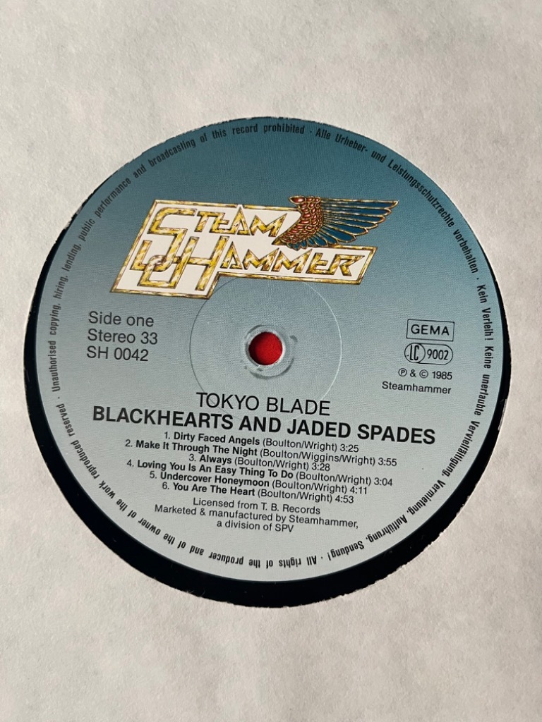 Tokyo Blade Blackhearts and Jaded Spades wydanie Bytom Kup teraz na