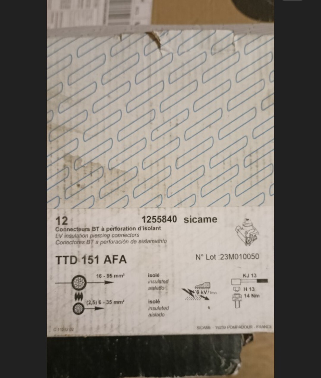 Zacisk przebijający izolację TTD 151 FA SICAME | Pieszyce | Kup teraz ...