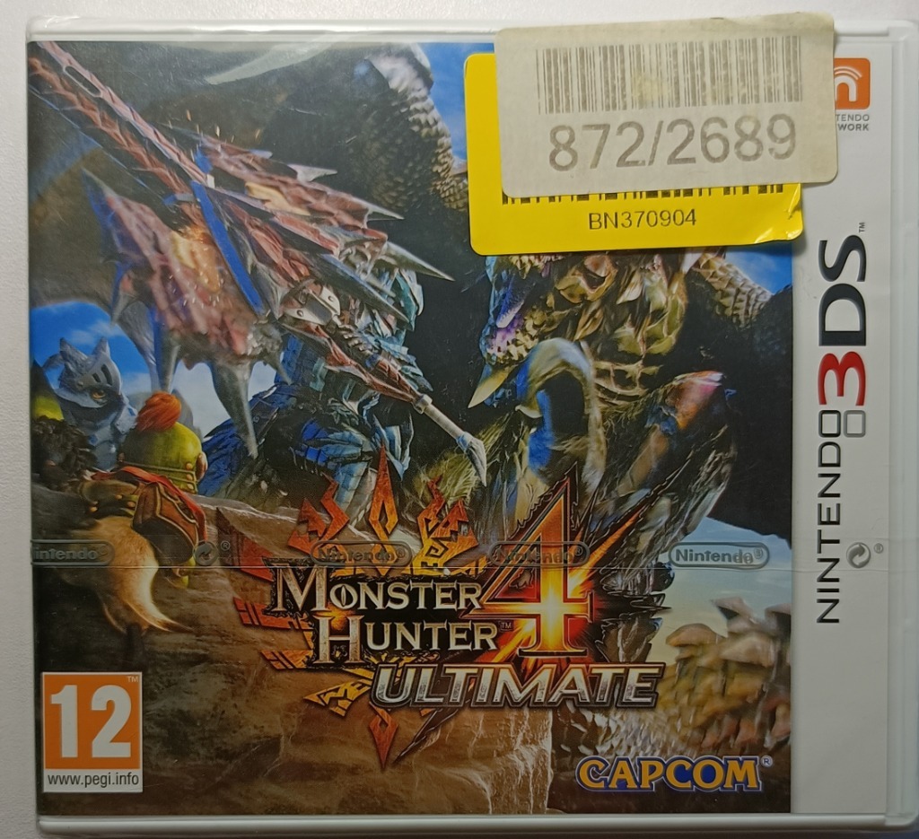Monster hunter ultimate 4 nintendo 3ds | Dzierżoniów | Licytacja na ...