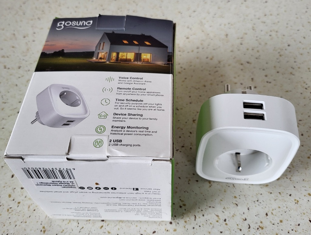 Gniazdo WiFi smart Plug 2xUSB Gosund SP112, Tuya Kraków Kup teraz