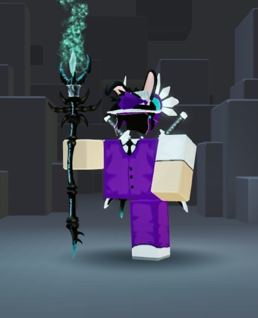 Roblox headless with violet valkyrie and korblox