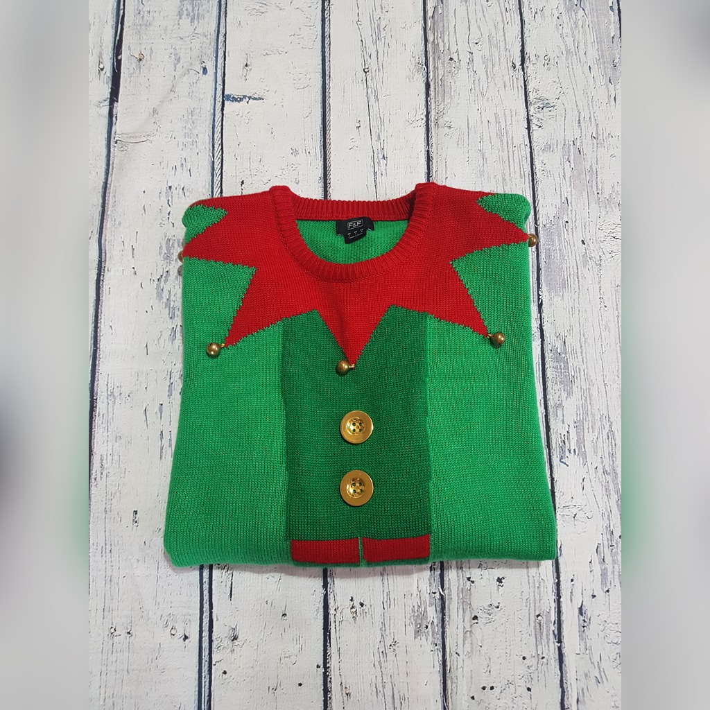 Świąteczny sweter męski marki F&F r.L | Mytarka | Kup teraz na Allegro  Lokalnie
