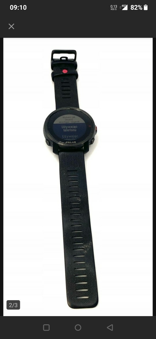 Zdjęcie oferty: zegarek sportowy POLAR Grit X czarny