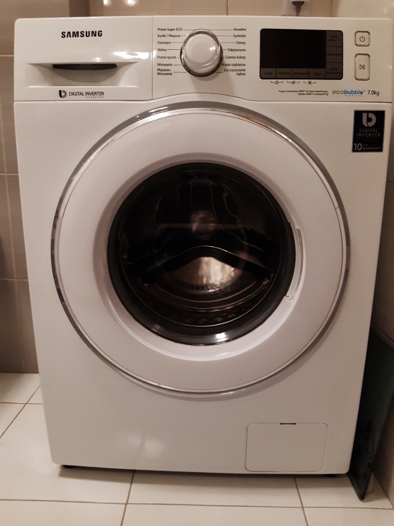 Pralka Samsung Eco Bubble 7kg | Warszawa | Kup teraz na Allegro Lokalnie
