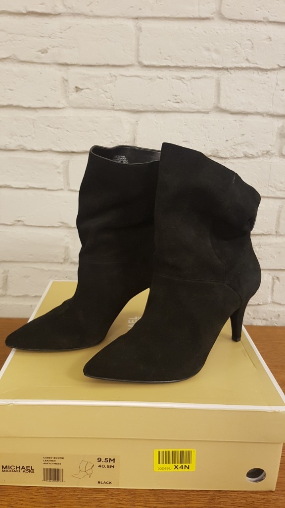 Michael kors carey outlet suede ankle boot
