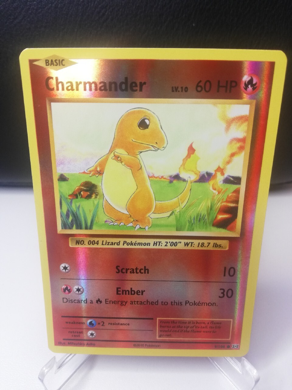 Karta Pokemon Charmander revers 9/108(Evolutions) Ustka Kup teraz