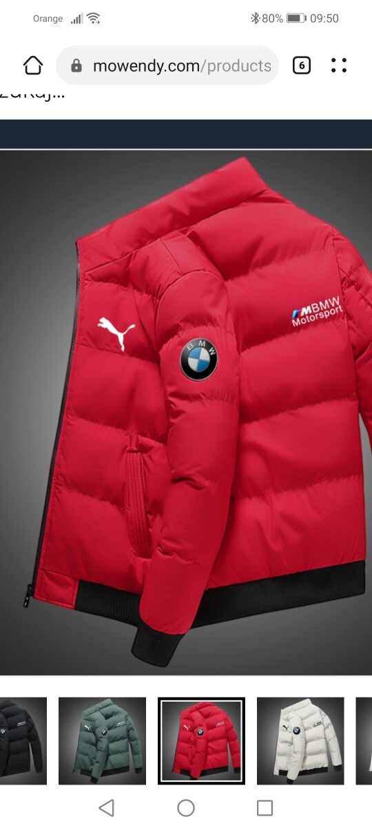 Kurtka zimowa puma bmw top