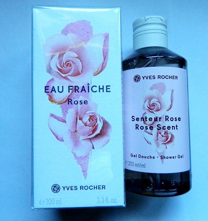 Yves Rocher Eau Fraiche Rose, róża, edp 100ml +żel Pyskowice Kup