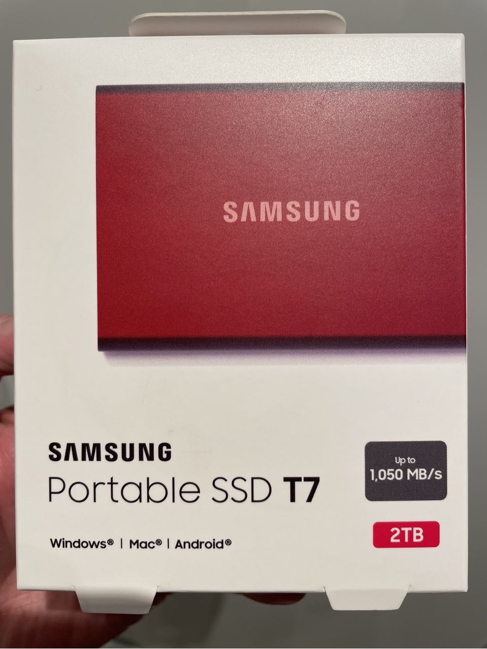 Samsung Portable SSD T7 2TB 1050 MB/s USBC NOWY Kościerzyna