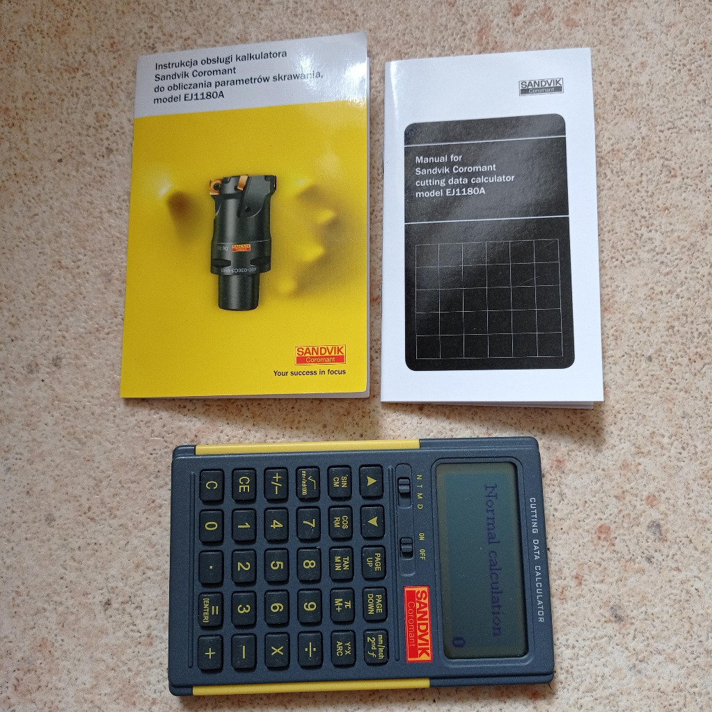 Kalkulator parametrów skrawania Sandvik Coromant Katowice Licytacja
