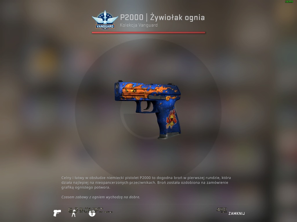 P2000 Żywiołak ognia 3/5 Fire Elemental CS GO Warszawa Kup teraz na Allegro Lokalnie