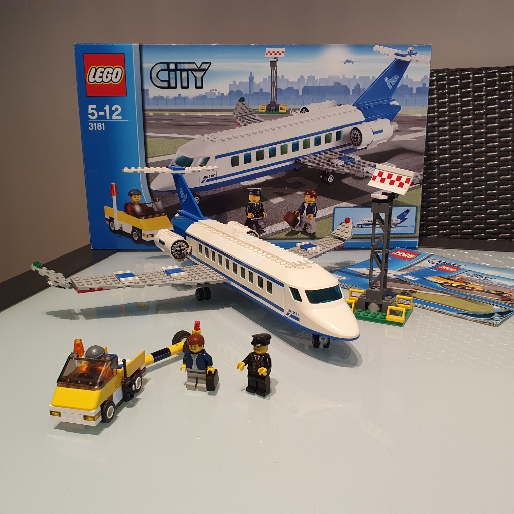 Lego City 3181 Samolot Pasażerski Unikat! | Kobylnica Kup teraz Allegro