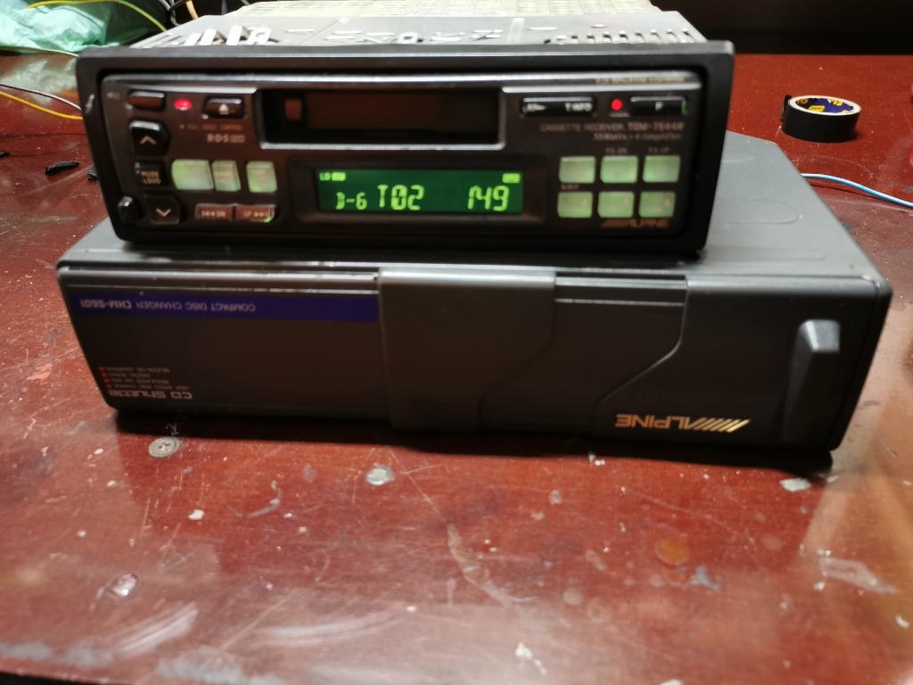 Radio samochodowe ALPINE TDM-7544R ze zmieniarką | Świebodzice | Kup ...