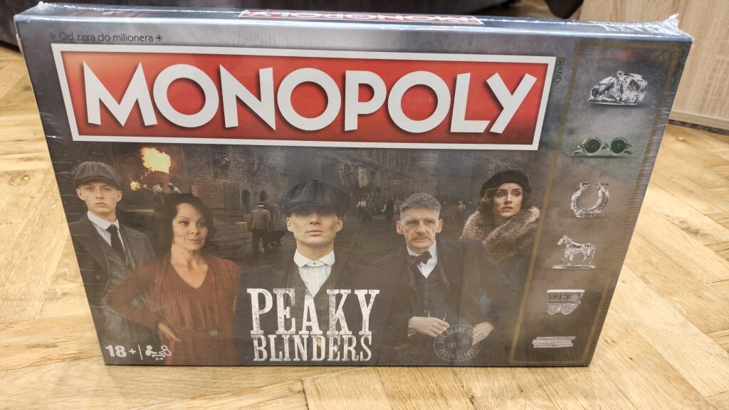 MONOPOLY Peaky Blinders Monopoly: Jeu de société pour 2+ joueurs, Age 8 +, Édition Peaky Blinders