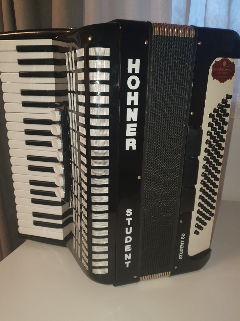 Hohner Student 80 アコーディオン Akordeon HOHNER student 80 bas 17558842935 - Sklepy, Opinie