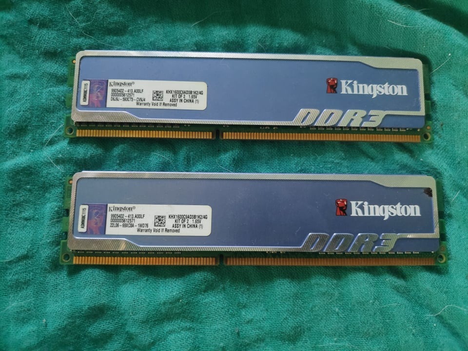 RAM DDR3 Kingston HyperX 4GB 2x2 KHX1600 CL9 Kobylanka Kup