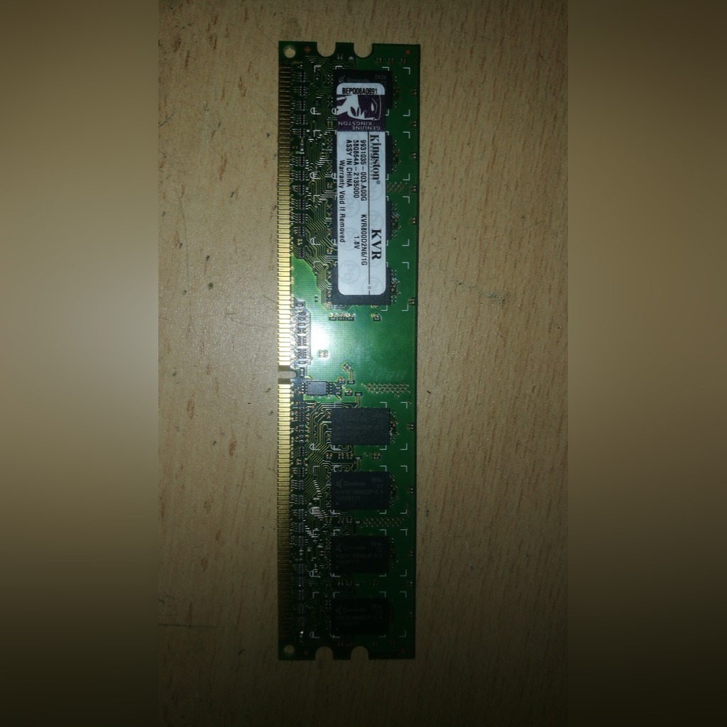 Ram DDR2 Kingston KVR800D2N6/1G (1GB) | Ściechówek | Kup teraz na ...
