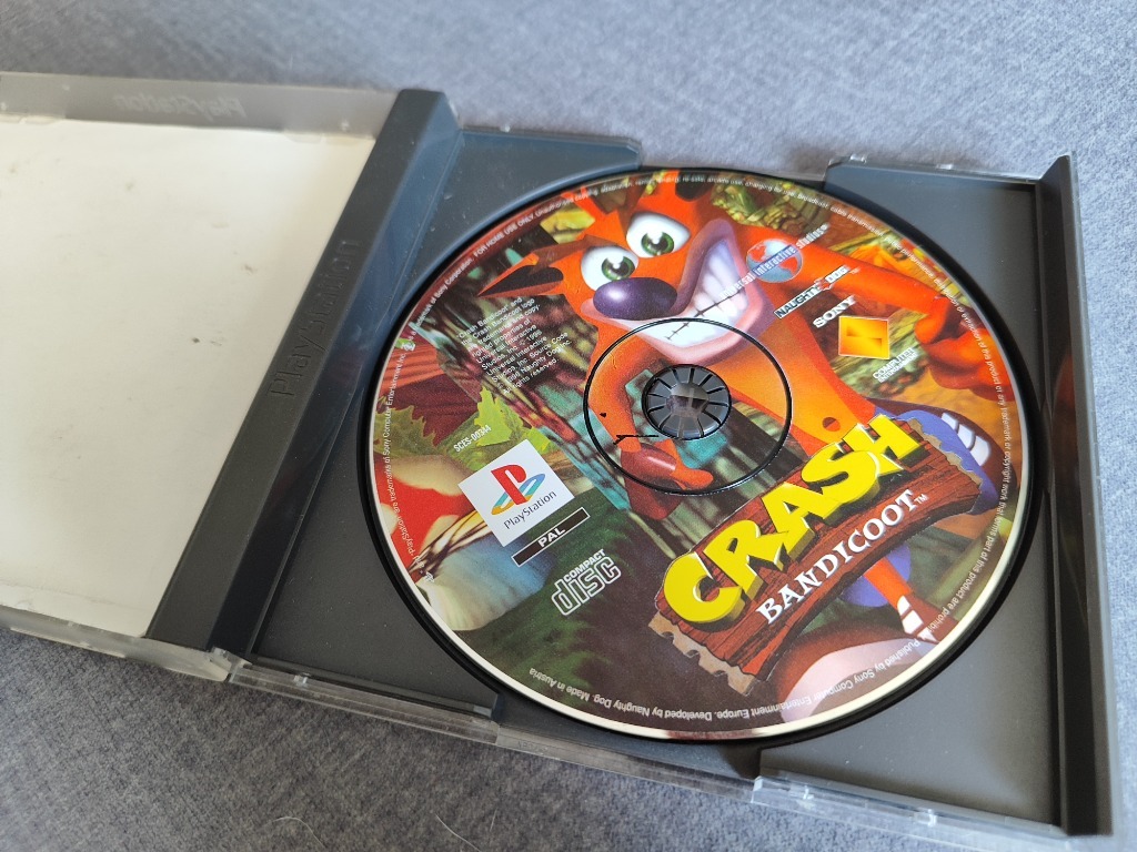 Crash Bandicoot 1 PS1 oryginalna Warszawa Licytacja na Allegro