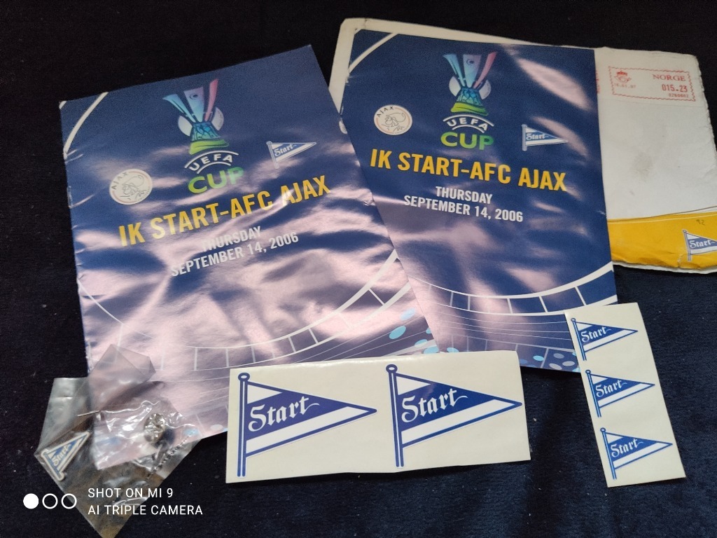 IK Start Kristiansand (Norwegia) pamiątki unikat! Łódź Ogłoszenie