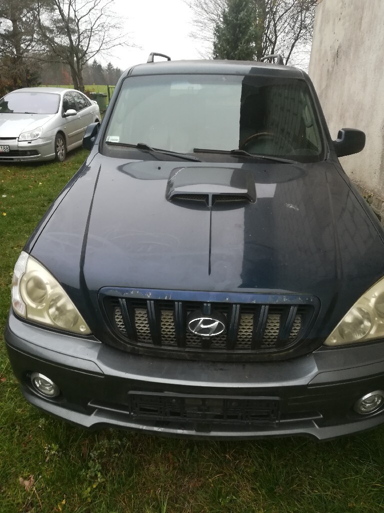 Hyundai terracan 2,9 automat uszkodzony silnik Cena