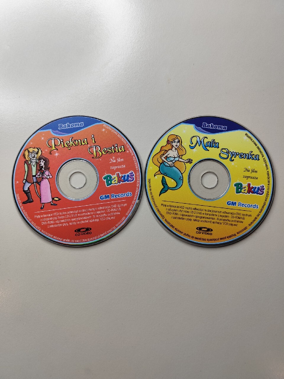 BAKUŚ Piękna i Bestia / Mała Syrenka filmy DVD | Częstochowa | Kup