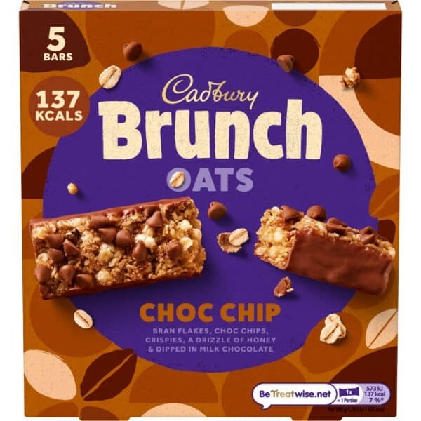 Cadbury Brunch Oat ChocChip 5x32g batoniki zbożowe Suwałki Kup