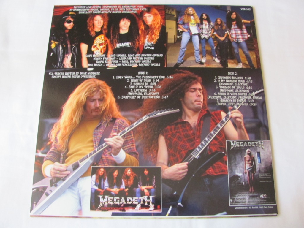 MEGADETH LIVE AT HAMMERSMITH ODEON 1992 Katowice Kup teraz na