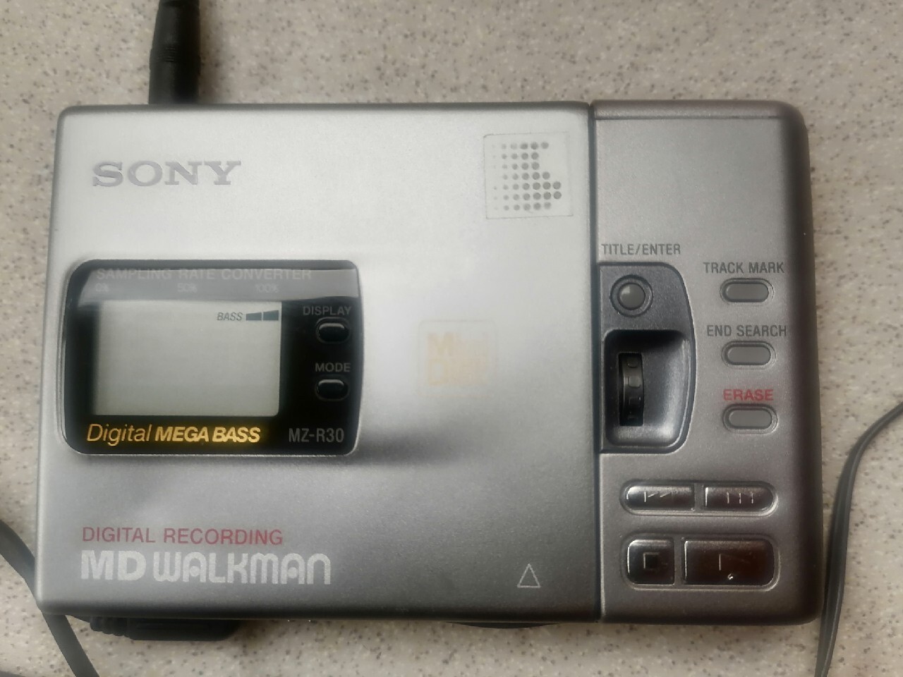 Sony MD Walkman MZR30 Portable Minidisc Recorder Piastów Kup teraz