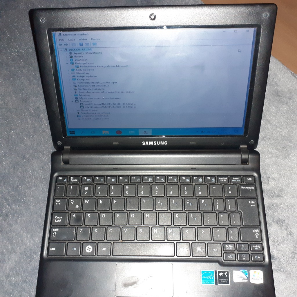 Laptop notebook SAMSUNG 10" NP-N102SP 1,6GHz | Kleszczewo Kościerskie ...