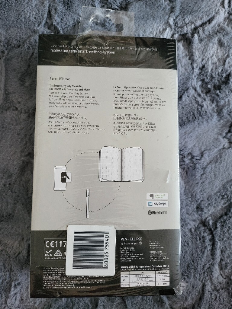 SMARTPEN MOLESKINE PEN+ ELLIPSE CZARNY nowe Kraków Kup teraz na