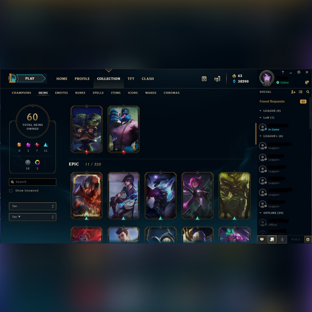 Konto League Of Legends Wszystkie Postacie
