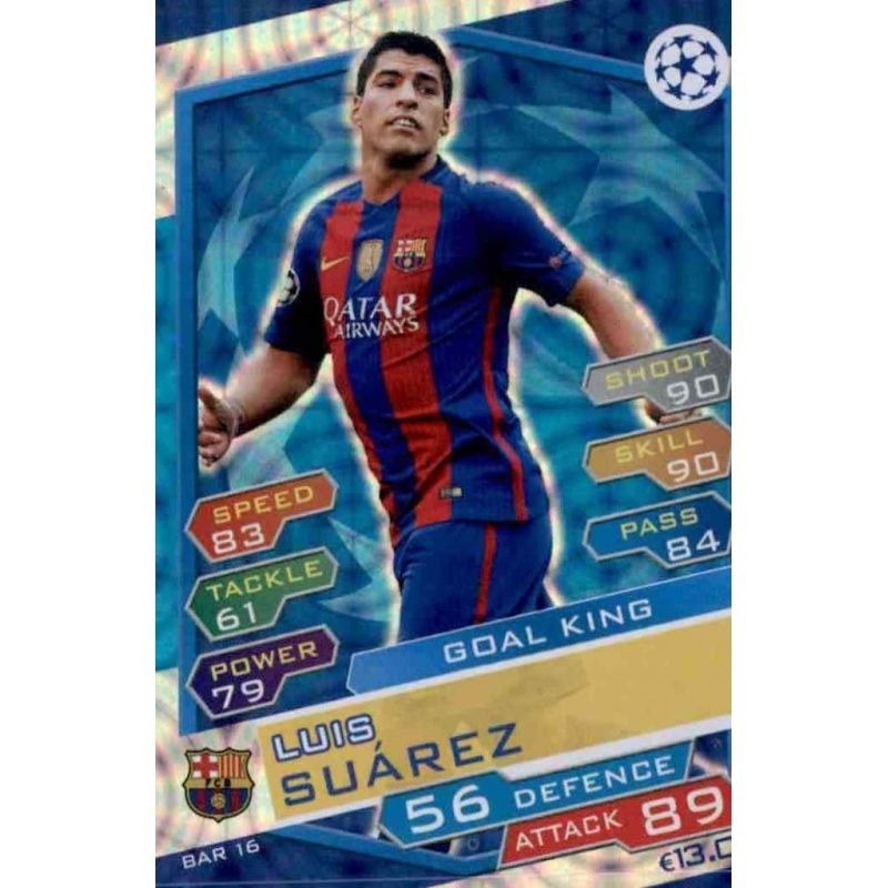 LUIS SUAREZ GOAL KING MATCH ATTAX CHAMPIONS LEAGUE Wejherowo Kup