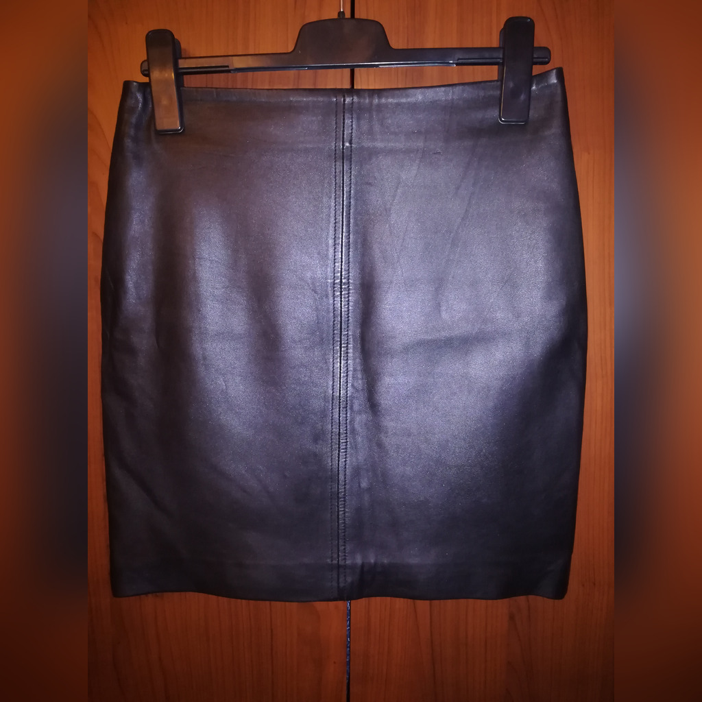 Spódnica H&M skóra naturalna Czarna Rozmiar M | Bielsko-Biała | Kup teraz  na Allegro Lokalnie