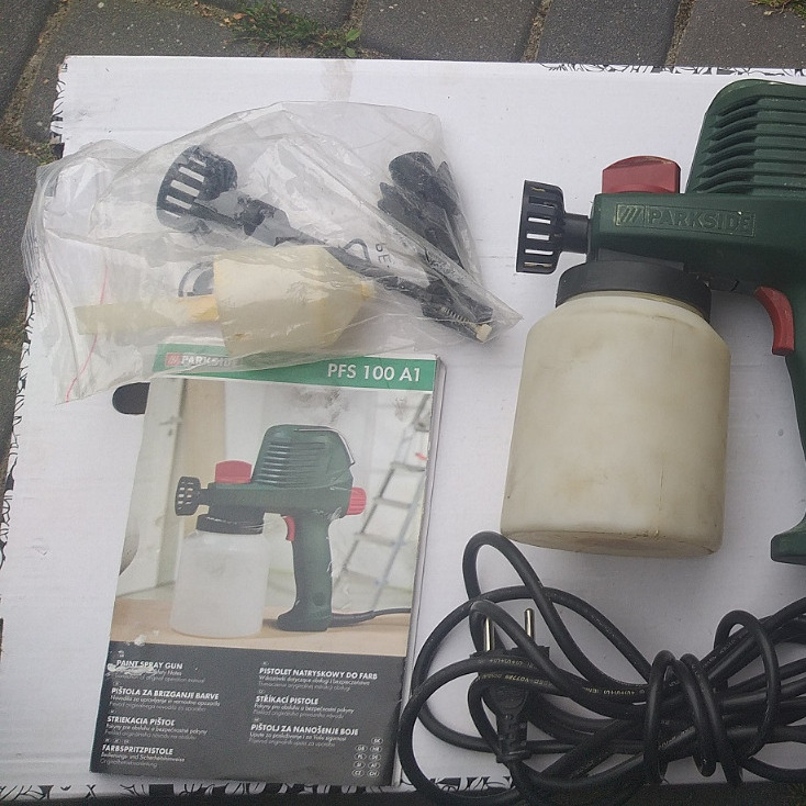 Pistolet natryskowy do farb parkside PFS 100 A1 | Starachowice | Kup ...