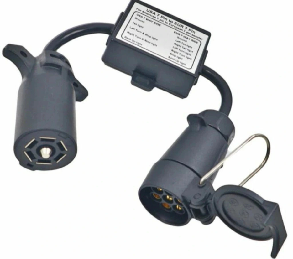 Przejściówka adapter gniazdo haka USA na EU 7 PIN Radomsko Kup