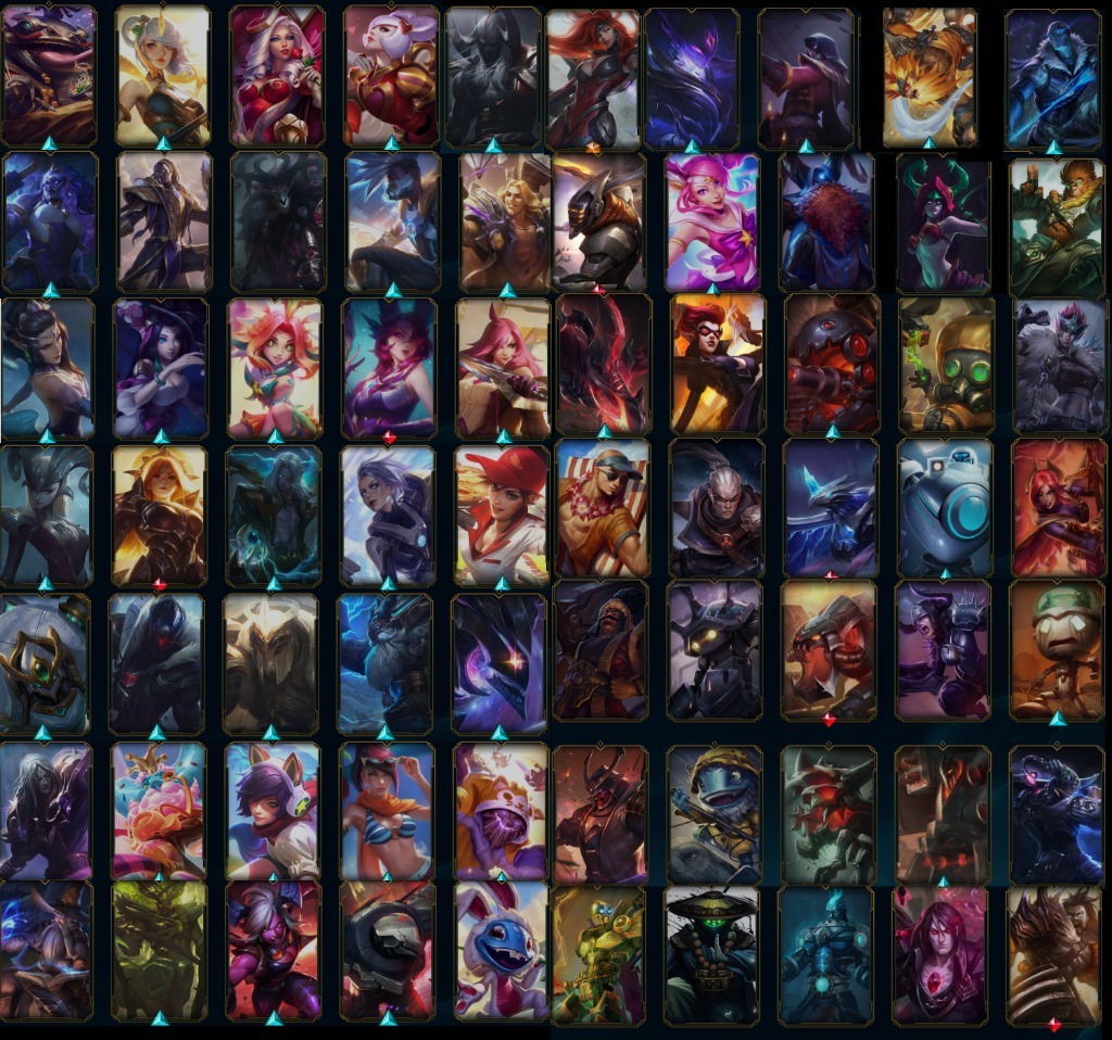 Konto League Of Legends Wszystkie Postacie