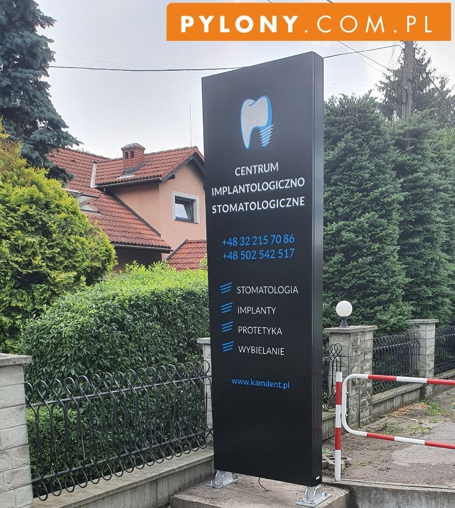 Pylon reklamowy Premium LED Reklama Stomatolog | Opole | Ogłoszenie na ...