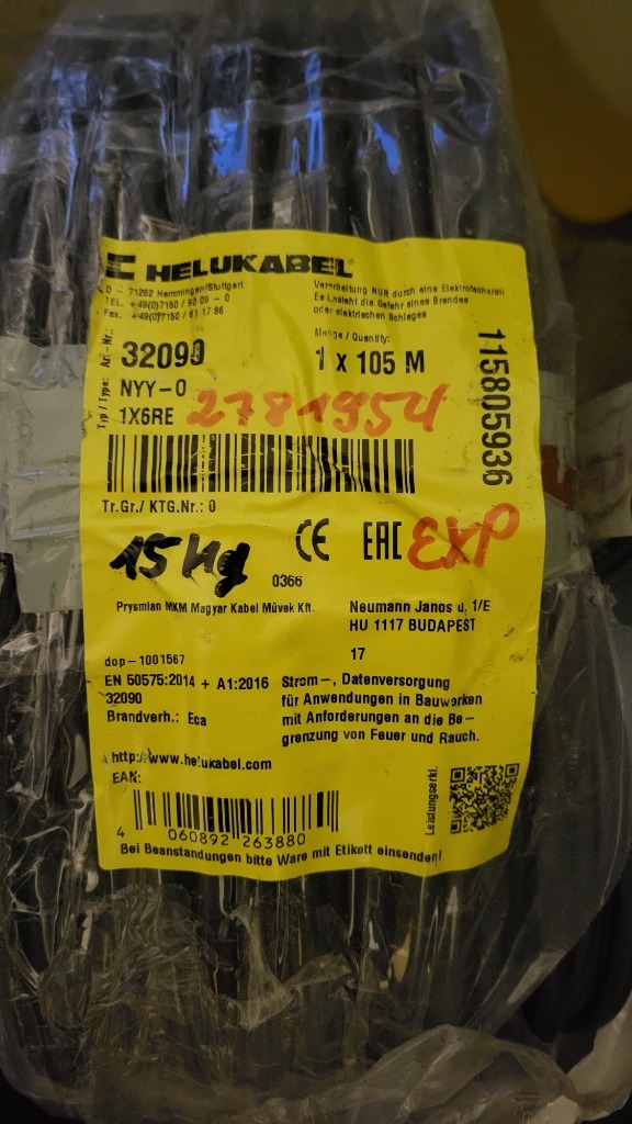 Kabel uziemiający/energetyczny Helukabel NYYORE Twierdza Kup