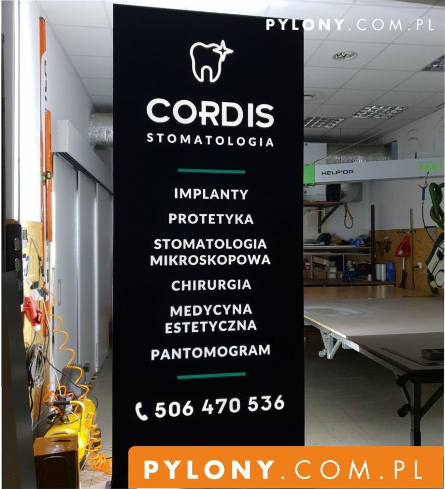 Pylon Reklamowy Totem Baner - Niska cena na Allegro.pl