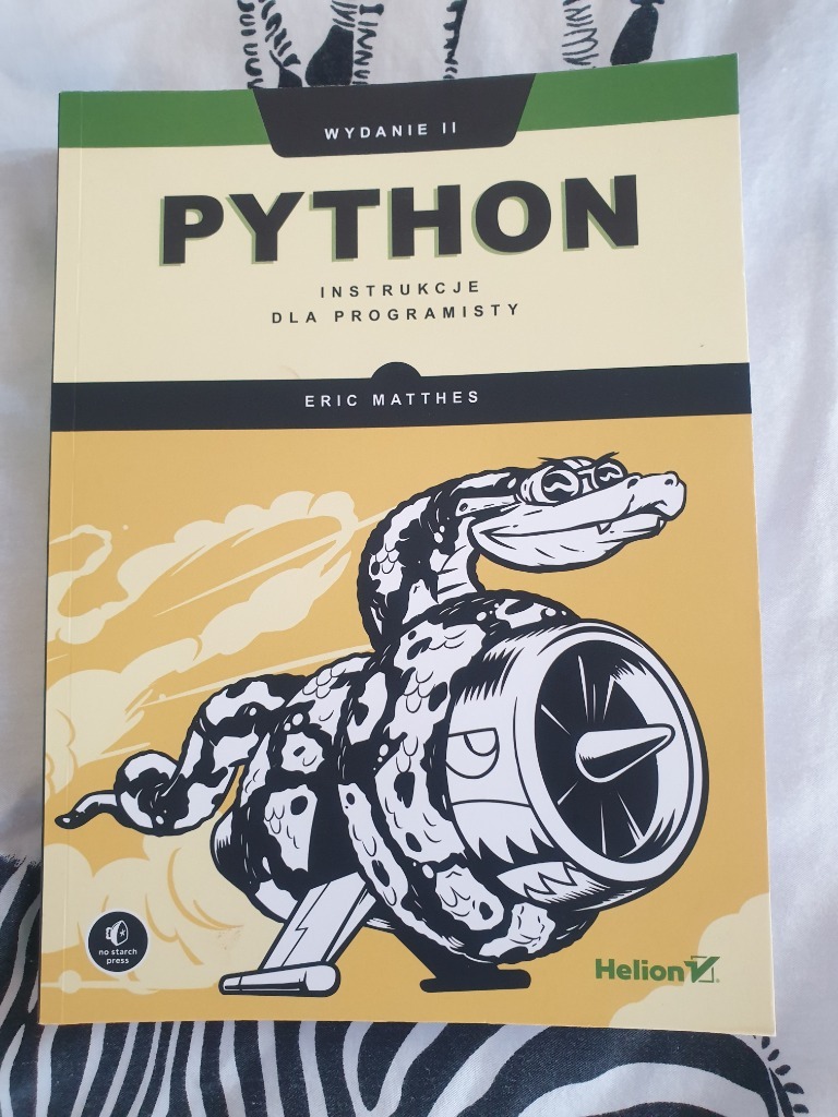 Książka Python instrukcje dla programisty | Muszyna | Kup teraz na ...