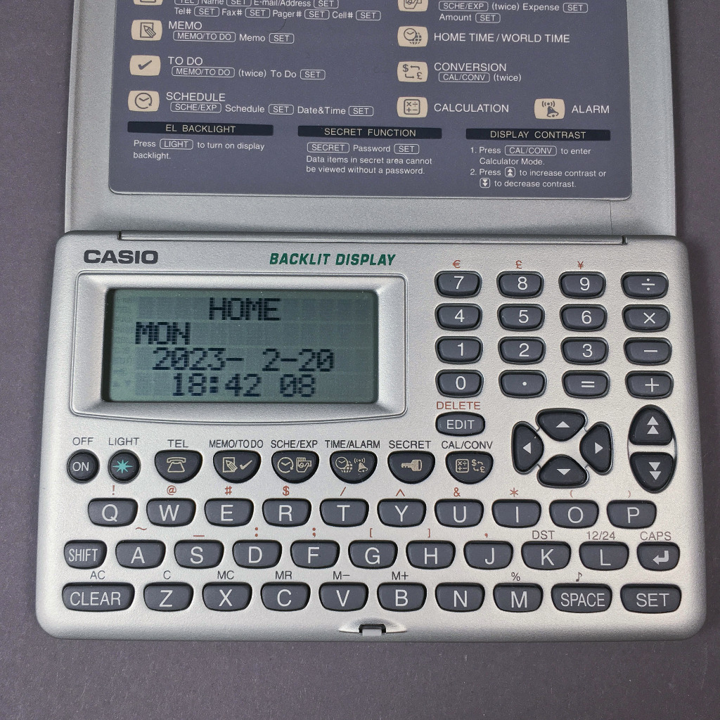 CASIO SF3900A 128Kb DIGITAL DIARY organizer Warszawa Kup teraz na