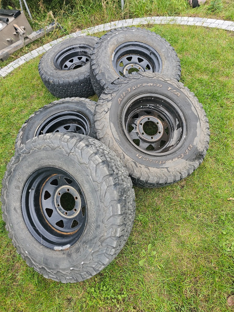 5X ШИНА 265/75R16 BFGOODRICH ALLTERRAIN TA KO + ДИСКИ СТАЛЬ 6X139 