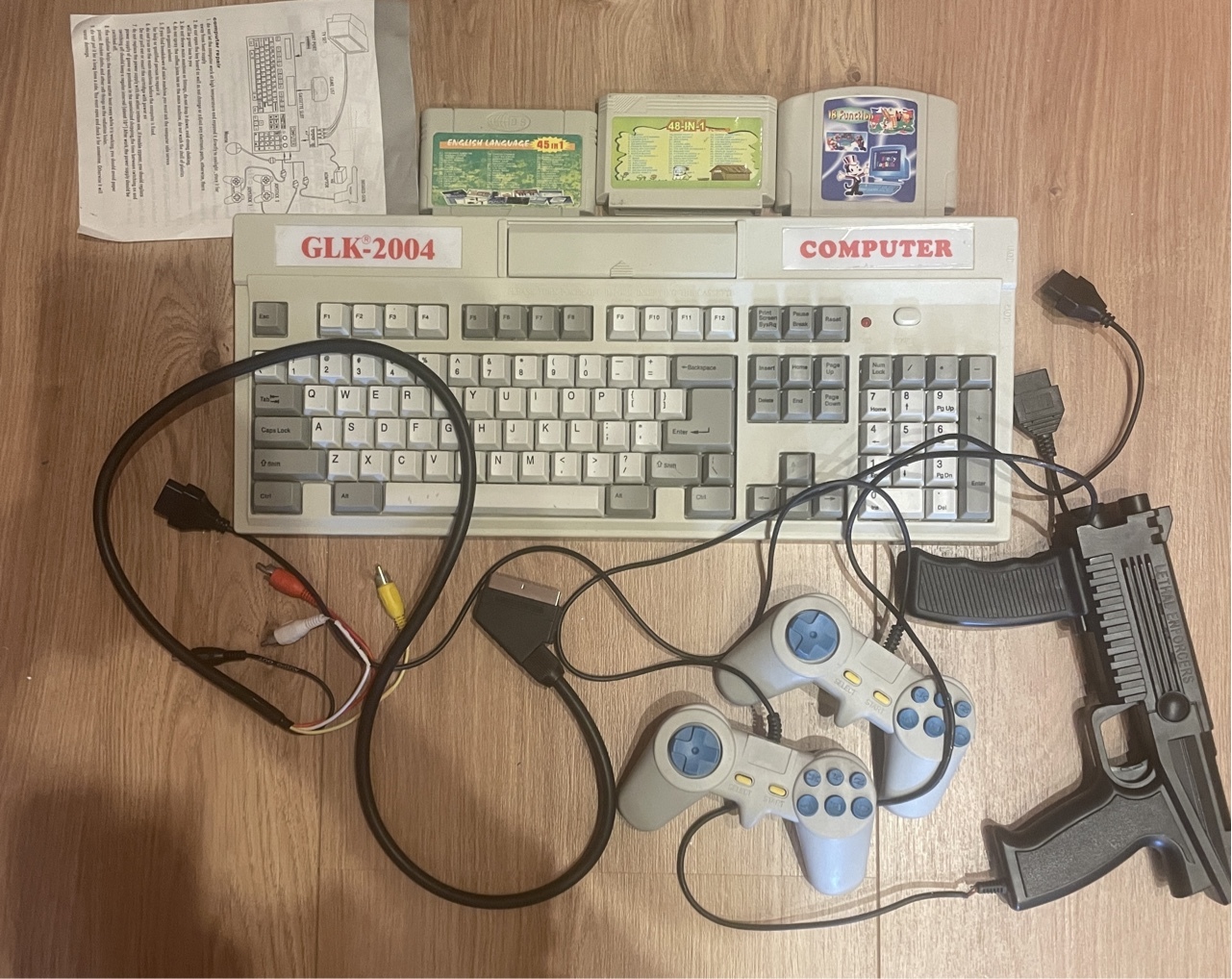 Gra Pegasus konsola klawiatura GLK-2004 | Wróblew | Licytacja na ...