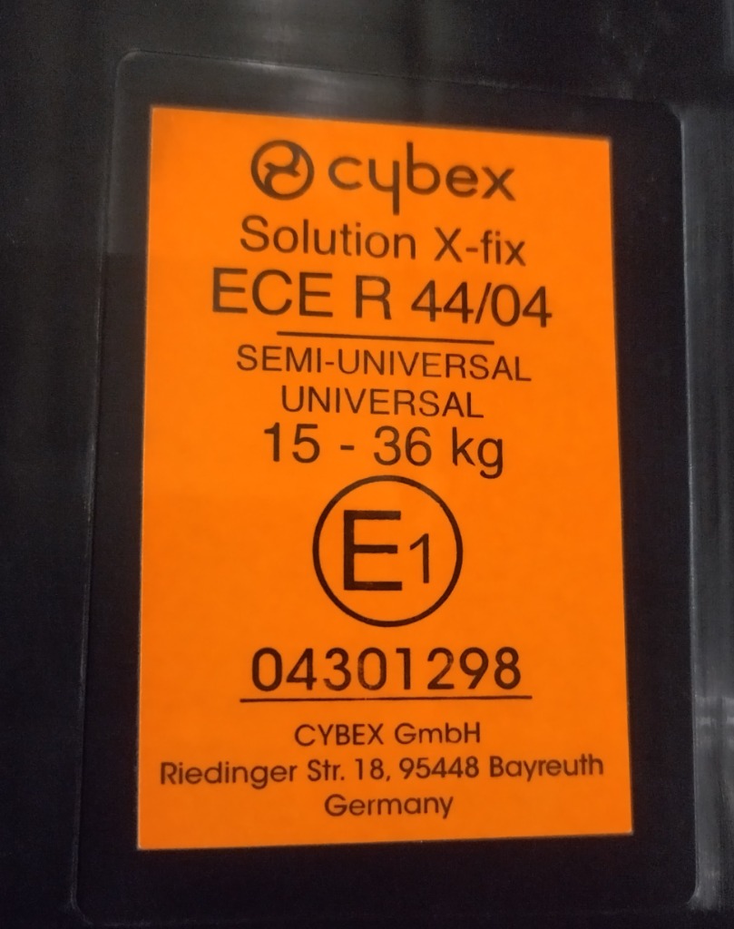 Cybex solution x fix 15 36kg purple rain isofix