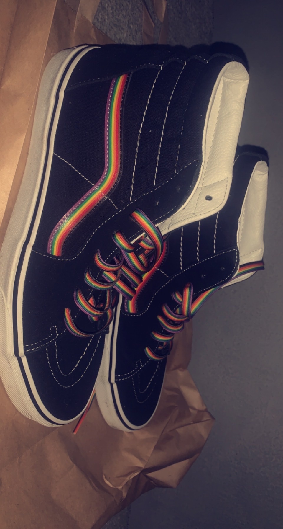 Vansy męskie tęczowe motyw lgbt vans | Lublin | Kup teraz na Allegro ...