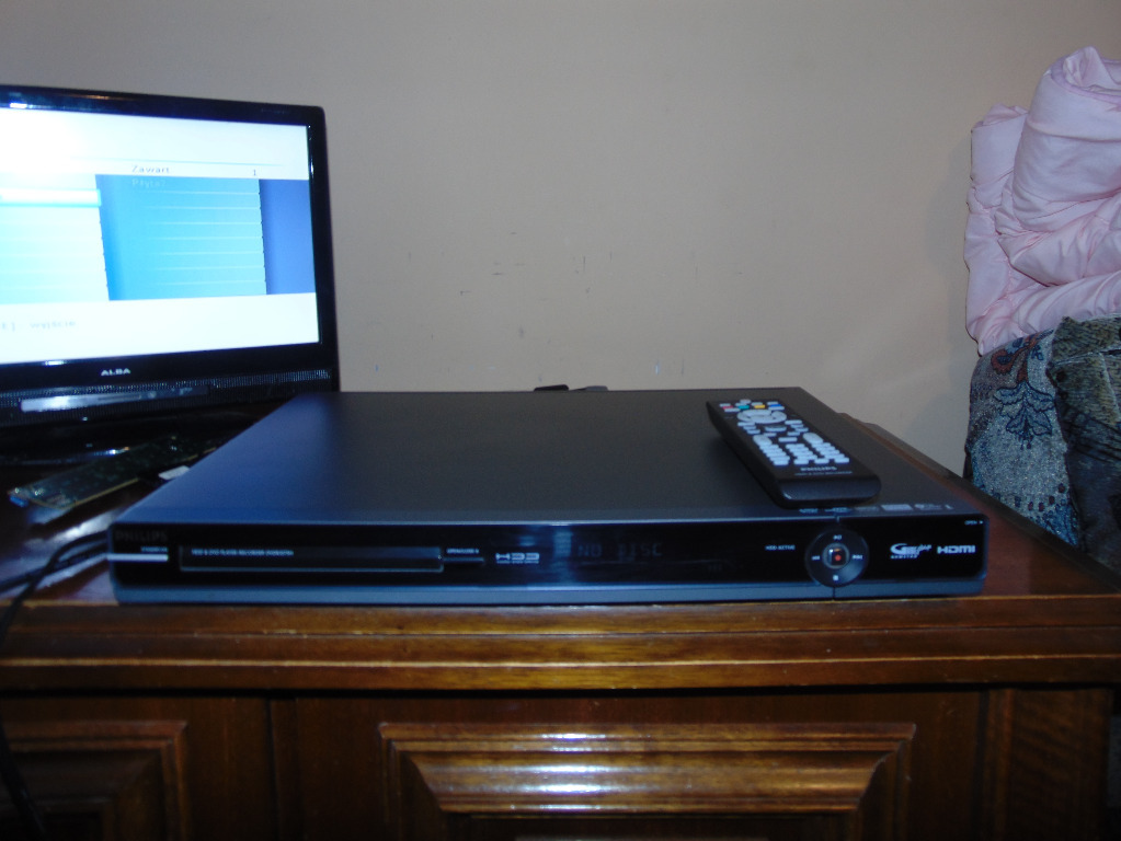 Nagrywarka DVD/HDD Philips DVDR3575H z pilotem. Żagań Kup teraz na