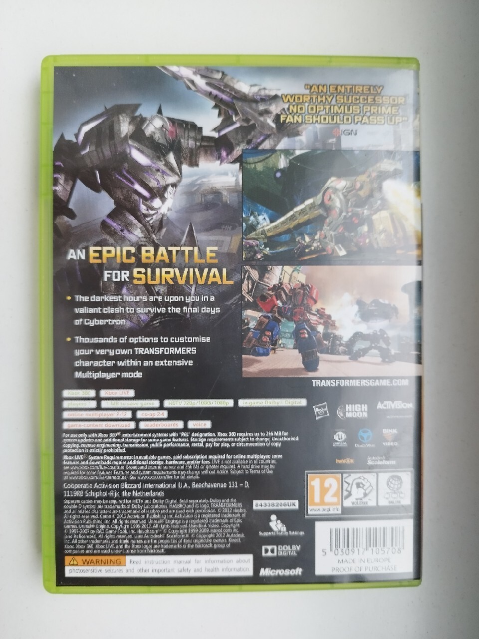 Transformers Fall of Cybertron Xbox 360 Warszawa Kup teraz na