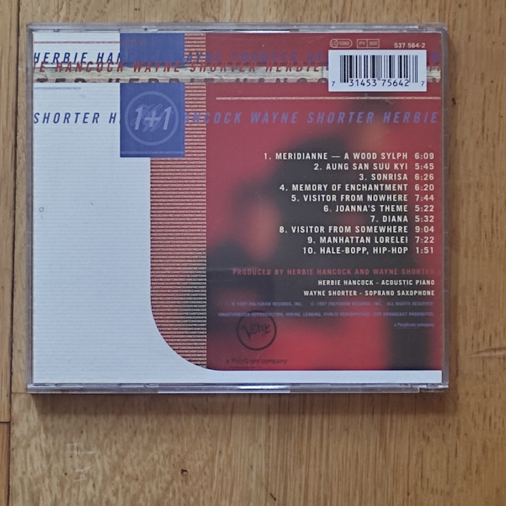 Herbie HANCOCK Wayne SHORTER 1 + 1 Verve 1997 Olsztyn Kup teraz na Allegro Lokalnie
